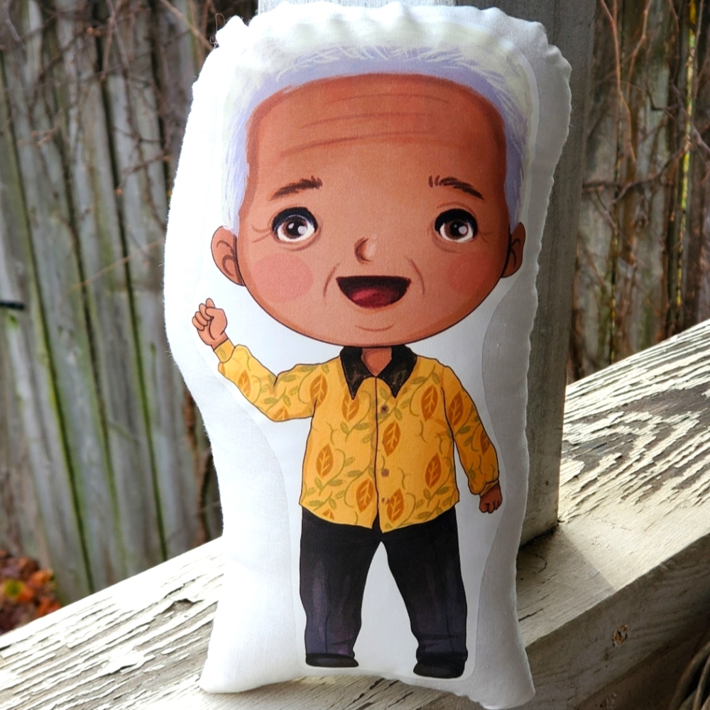Nelson Mandela Pillow Pal. New.